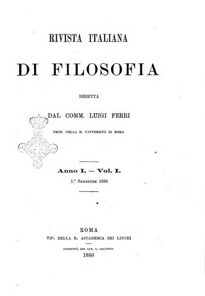 Rivista italiana di filosofia