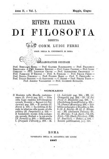 Rivista italiana di filosofia