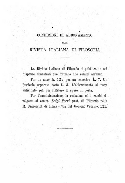 Rivista italiana di filosofia