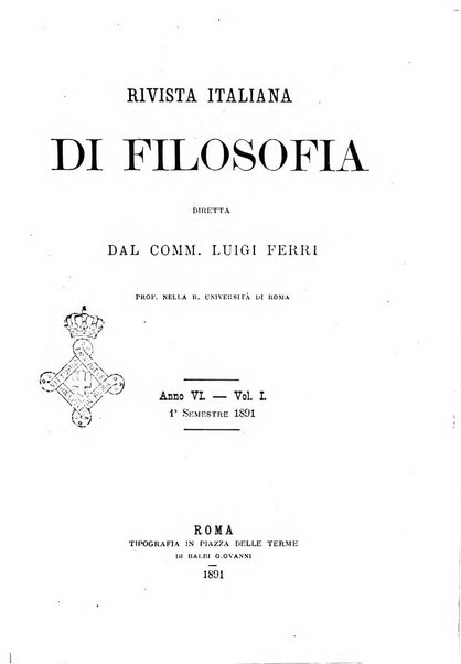 Rivista italiana di filosofia