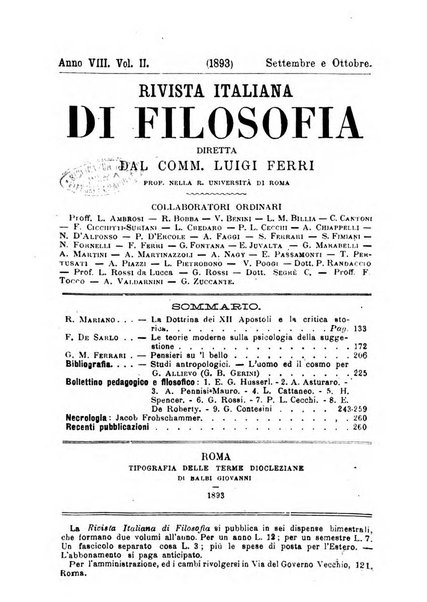 Rivista italiana di filosofia