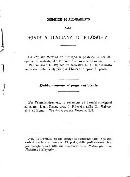 Rivista italiana di filosofia