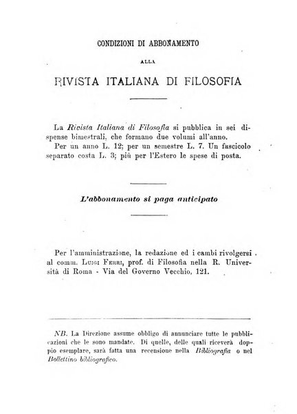 Rivista italiana di filosofia