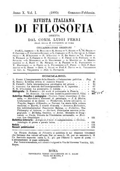 Rivista italiana di filosofia