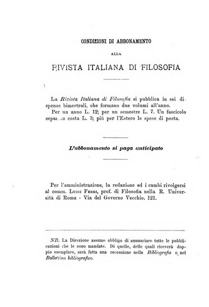 Rivista italiana di filosofia