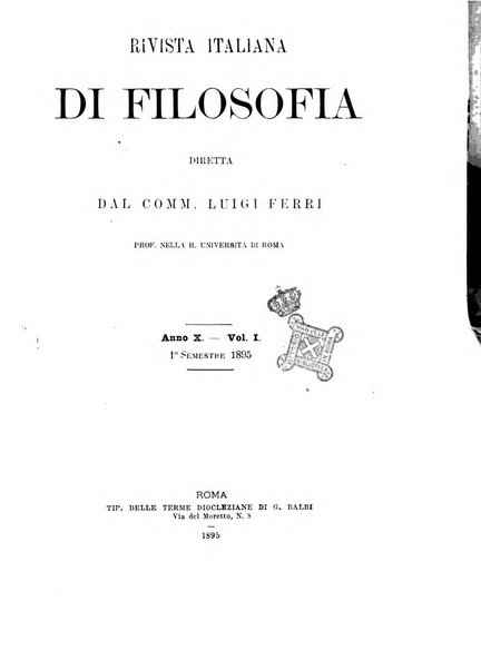 Rivista italiana di filosofia