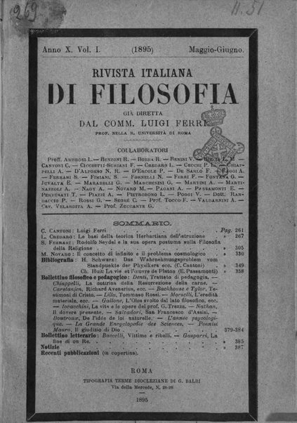 Rivista italiana di filosofia