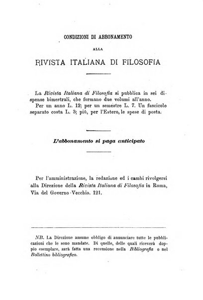 Rivista italiana di filosofia