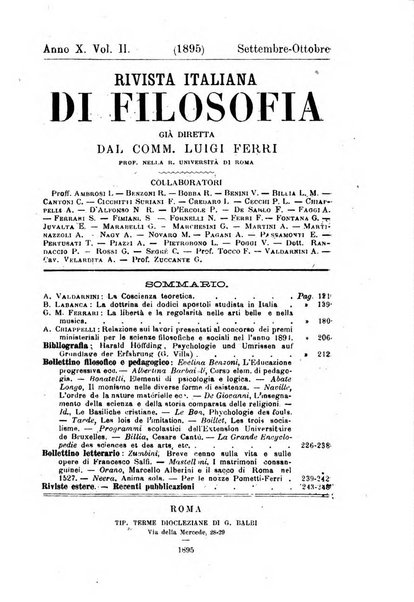 Rivista italiana di filosofia