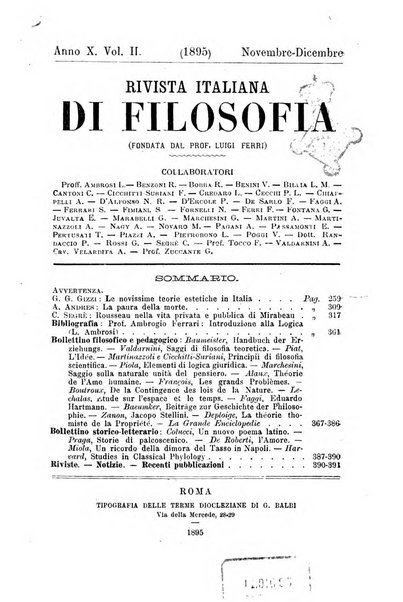 Rivista italiana di filosofia