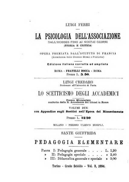 Rivista italiana di filosofia