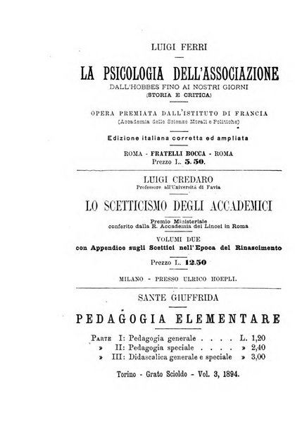 Rivista italiana di filosofia