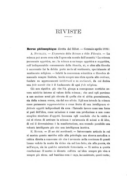 Rivista italiana di filosofia