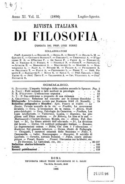 Rivista italiana di filosofia