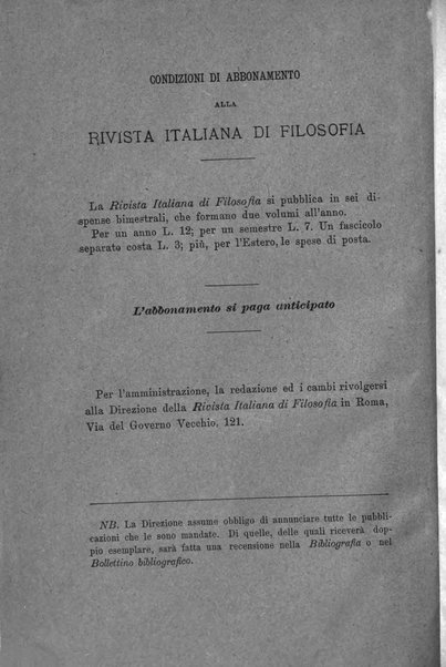 Rivista italiana di filosofia