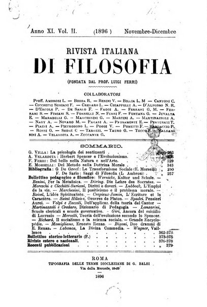 Rivista italiana di filosofia