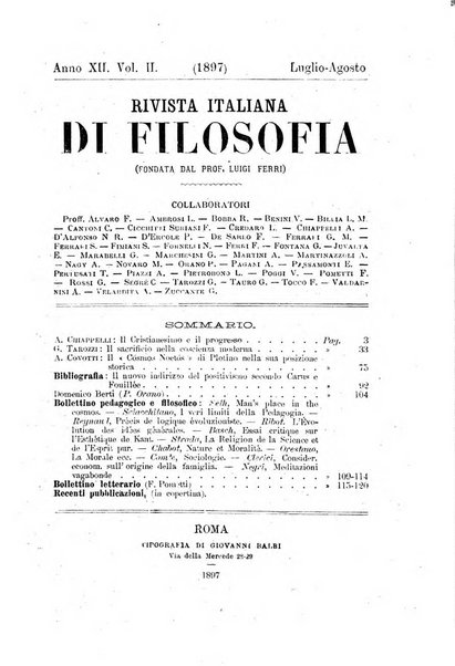 Rivista italiana di filosofia