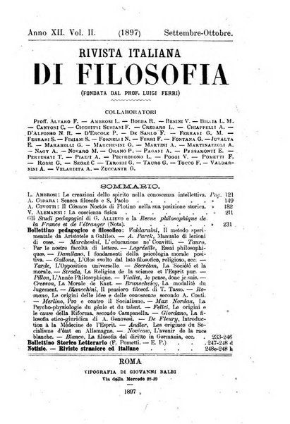 Rivista italiana di filosofia