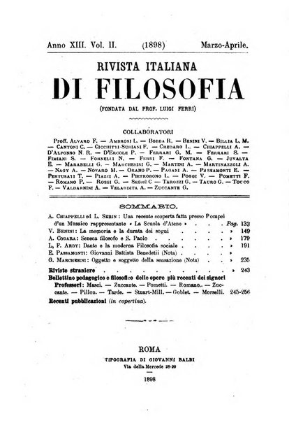 Rivista italiana di filosofia