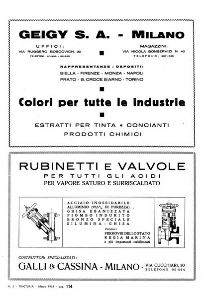 Tinctoria i progressi delle industrie tintorie e tessili