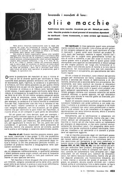 Tinctoria i progressi delle industrie tintorie e tessili