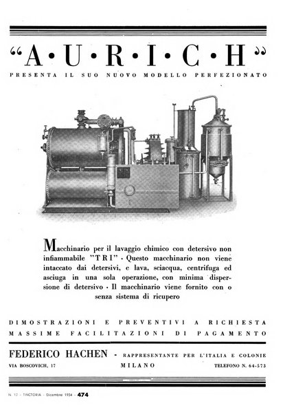 Tinctoria i progressi delle industrie tintorie e tessili