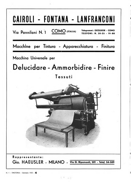 Tinctoria i progressi delle industrie tintorie e tessili