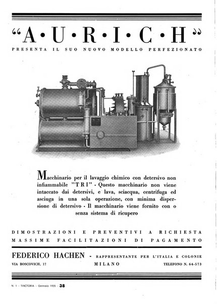 Tinctoria i progressi delle industrie tintorie e tessili