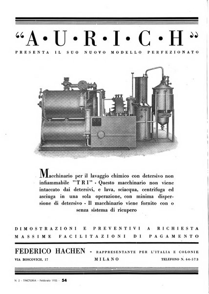 Tinctoria i progressi delle industrie tintorie e tessili