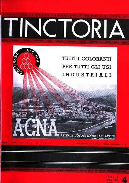 Tinctoria i progressi delle industrie tintorie e tessili