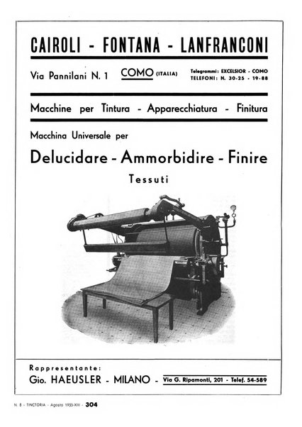 Tinctoria i progressi delle industrie tintorie e tessili