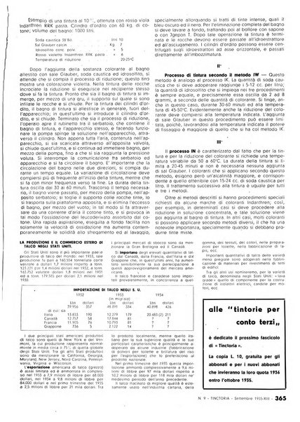 Tinctoria i progressi delle industrie tintorie e tessili