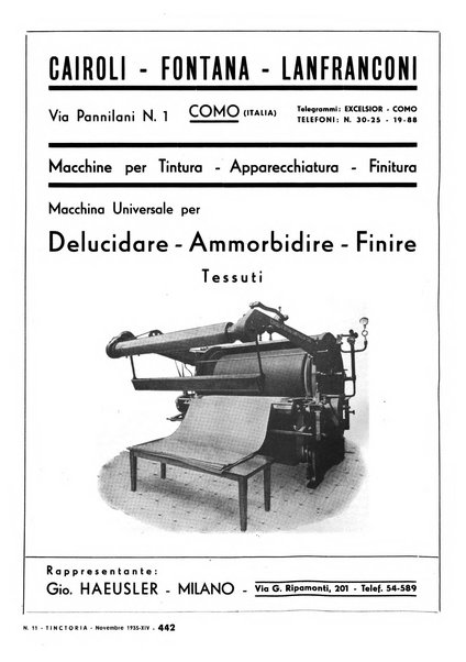 Tinctoria i progressi delle industrie tintorie e tessili