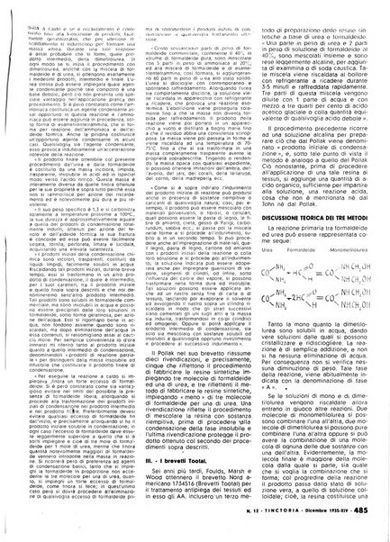 Tinctoria i progressi delle industrie tintorie e tessili