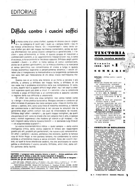 Tinctoria i progressi delle industrie tintorie e tessili