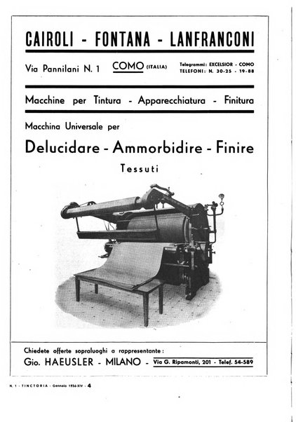 Tinctoria i progressi delle industrie tintorie e tessili