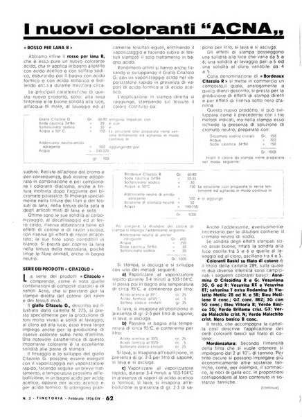 Tinctoria i progressi delle industrie tintorie e tessili