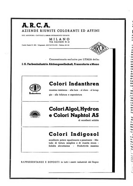 Tinctoria i progressi delle industrie tintorie e tessili