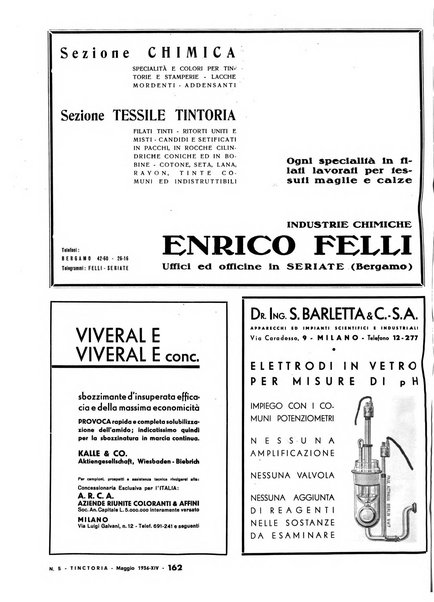 Tinctoria i progressi delle industrie tintorie e tessili