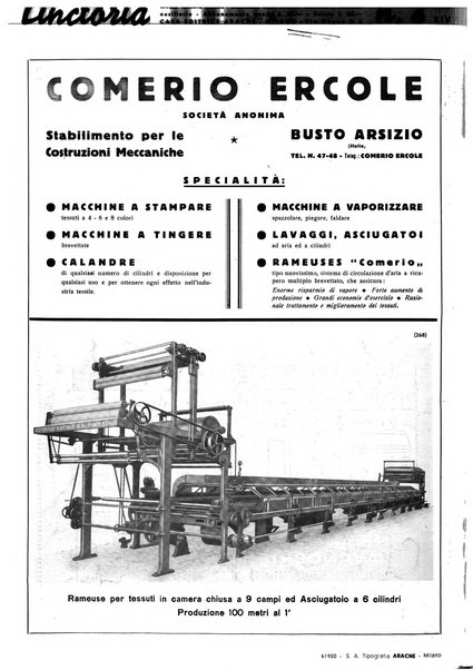 Tinctoria i progressi delle industrie tintorie e tessili