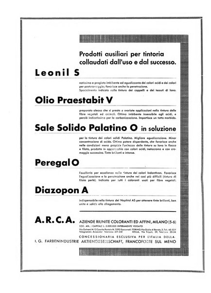 Tinctoria i progressi delle industrie tintorie e tessili