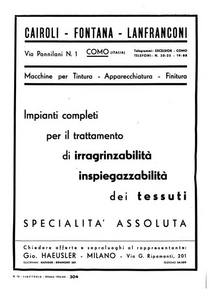 Tinctoria i progressi delle industrie tintorie e tessili