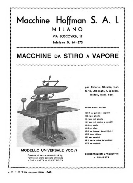 Tinctoria i progressi delle industrie tintorie e tessili