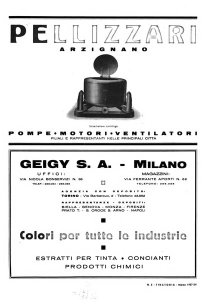 Tinctoria i progressi delle industrie tintorie e tessili