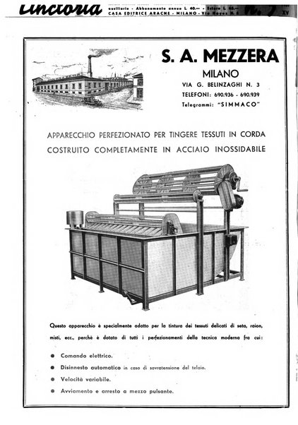 Tinctoria i progressi delle industrie tintorie e tessili