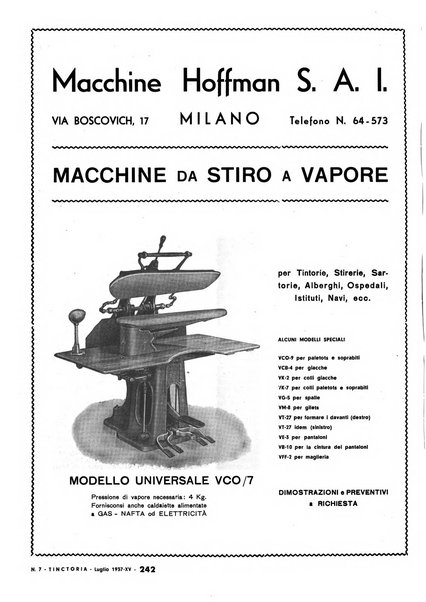 Tinctoria i progressi delle industrie tintorie e tessili