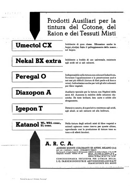 Tinctoria i progressi delle industrie tintorie e tessili