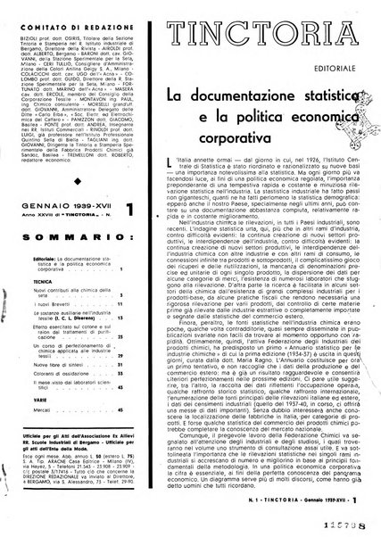 Tinctoria i progressi delle industrie tintorie e tessili