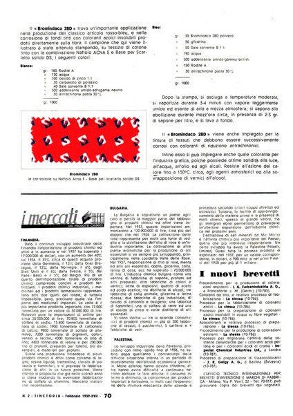 Tinctoria i progressi delle industrie tintorie e tessili