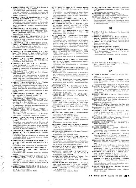 Tinctoria i progressi delle industrie tintorie e tessili